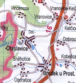 Do otaslavic se snadno dostanete z dlnice Brno - Olomouc, pokud ji opustte v Brodku u Prostjova, nabo ve Vranovicch - Kelicch.